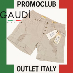 💙 Панталонки Gaudì Jeans  Lily, размер 28, 98% памук, бежови, Италия